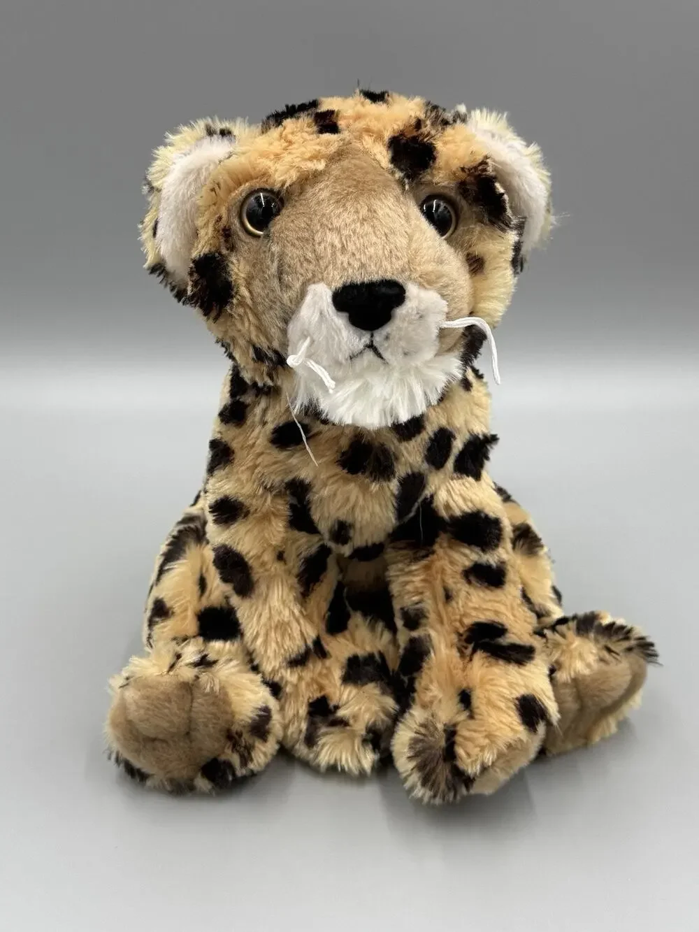 Adventure Planet Spotted Leopard Cheetah Plush 10” Stuffed Animal Wild Cat